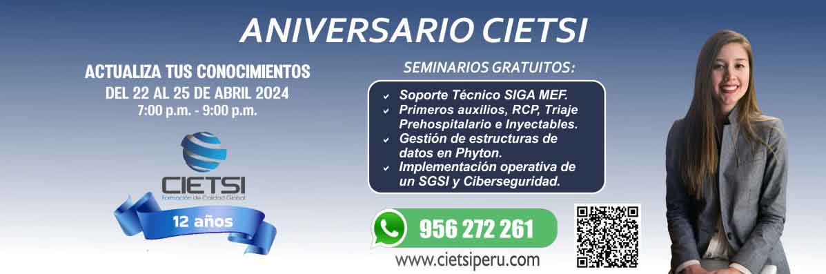 seminarios gratuitos por aniversario cietsi